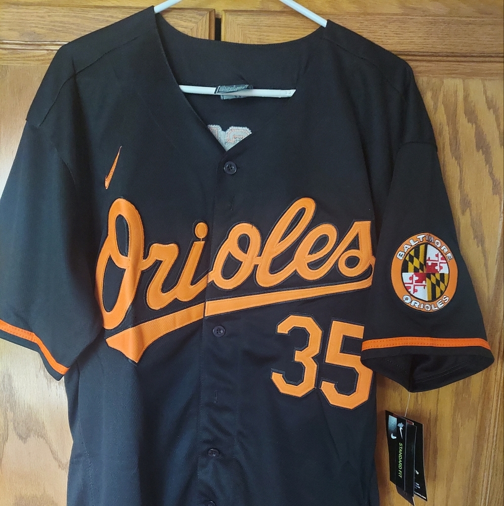 Adley Rutschman Baltimore Orioles Black Alternate Stitched Jersey. NWT.